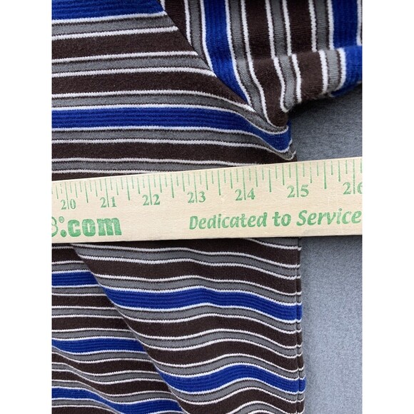 Sean John Polo Shirt 1/4 Button Men's Size XXL Blue Gray Original Fit  Striped - Picture 5 of 14